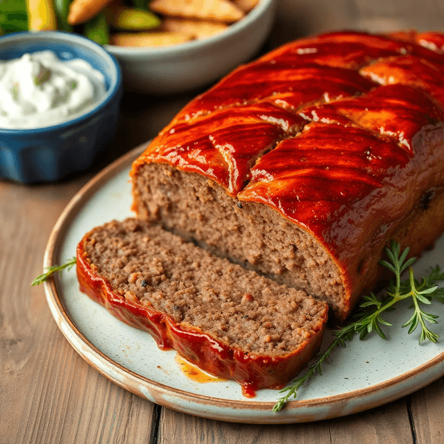 Basic 1 - Food photography of a meatloaf