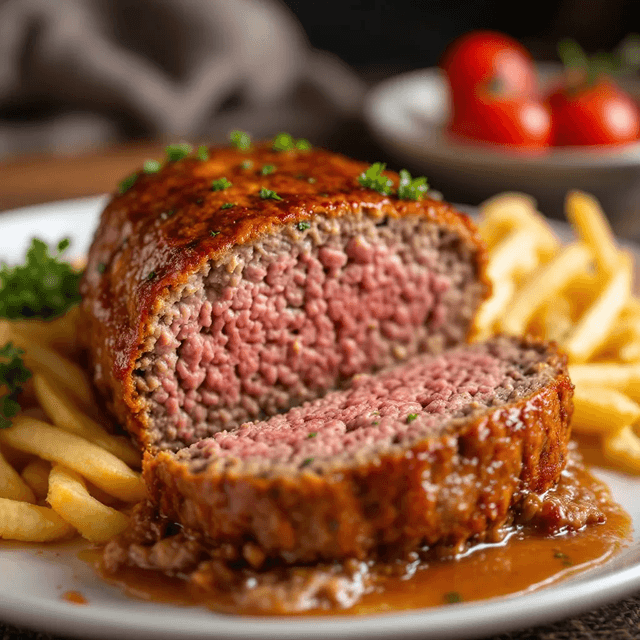 Premium 1 - Food photography of a meatloaf